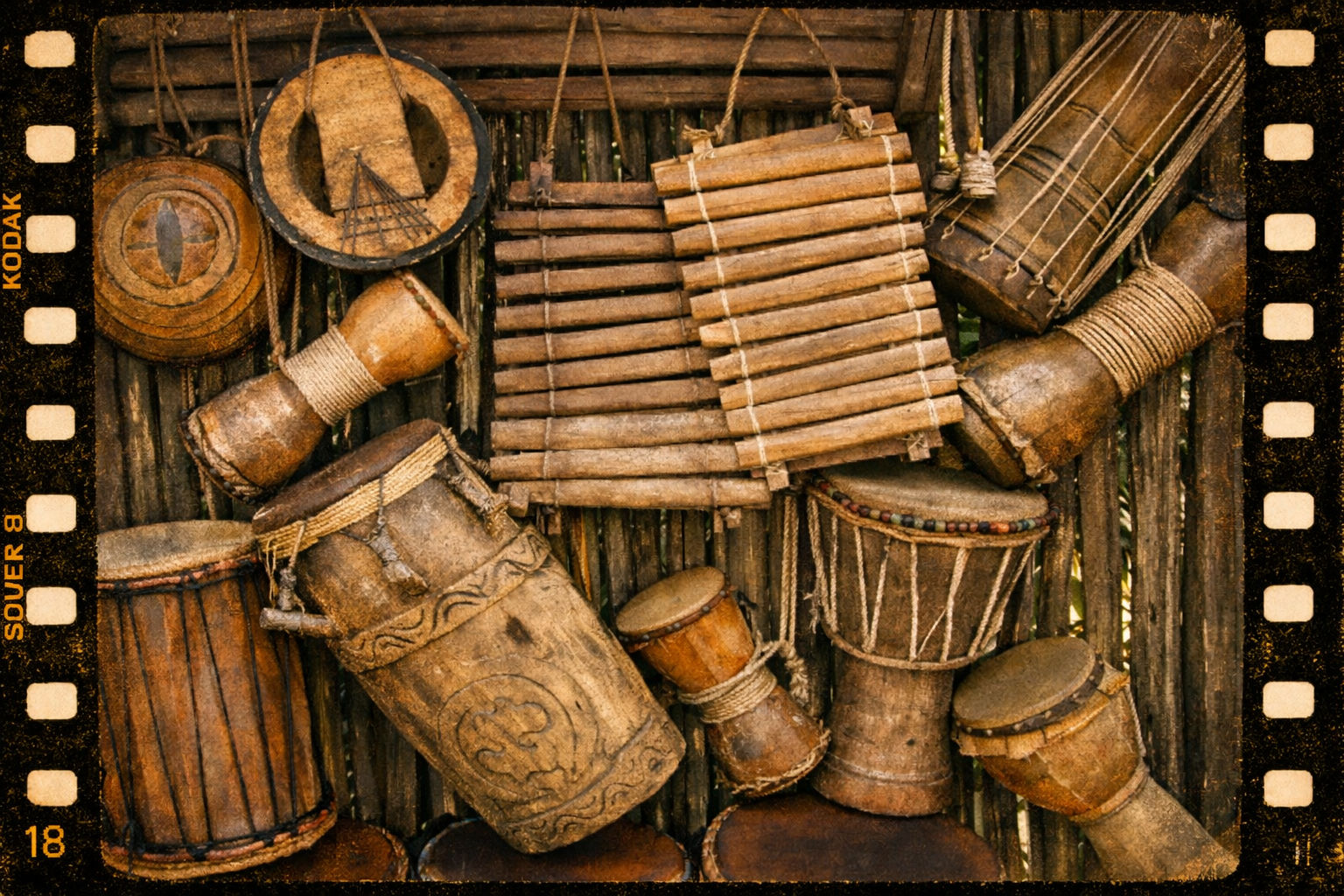 Traditional African instruments